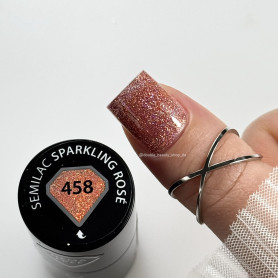 458 Sparkling Rosé - UV Nagellack 7ml Semilac Flash On