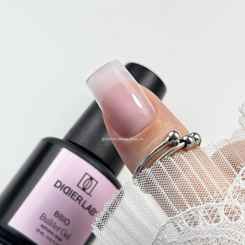 NATURAL ROSE - BUILDER BOTTLE GEL BBIO (OHNE HEMA) 15 ml Didier Lab-GEL IN THE BOTTLE-Double Beauty Shop