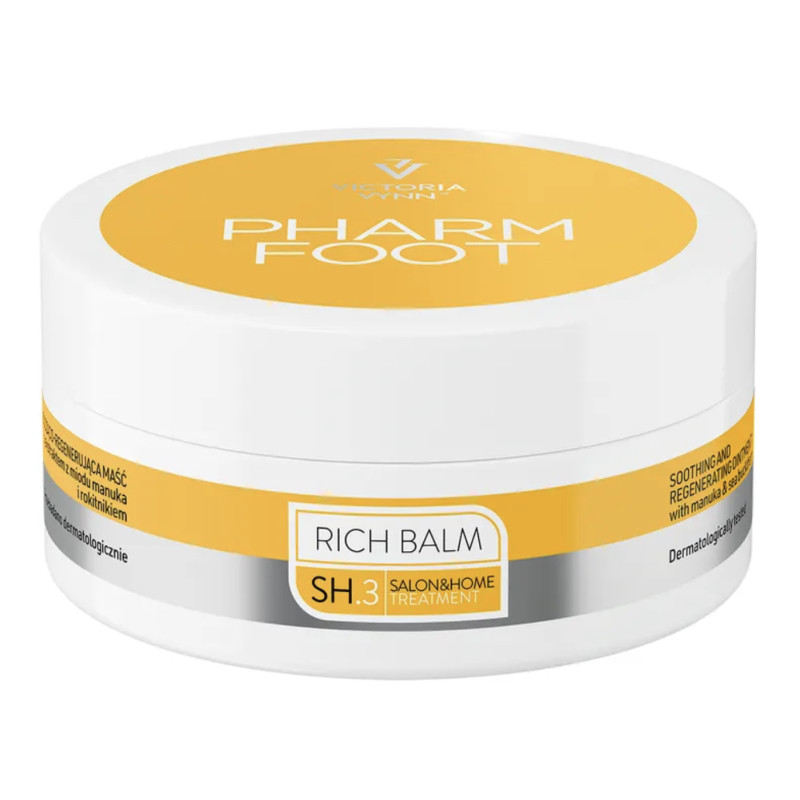 RICH BALM - BERUHIGENDE UND REGENERIERENDE SALBE 75 ml PHARM FOOT VICTORIA VYNN-CREME FÜR DIE FÜßE-Double Beauty Shop
