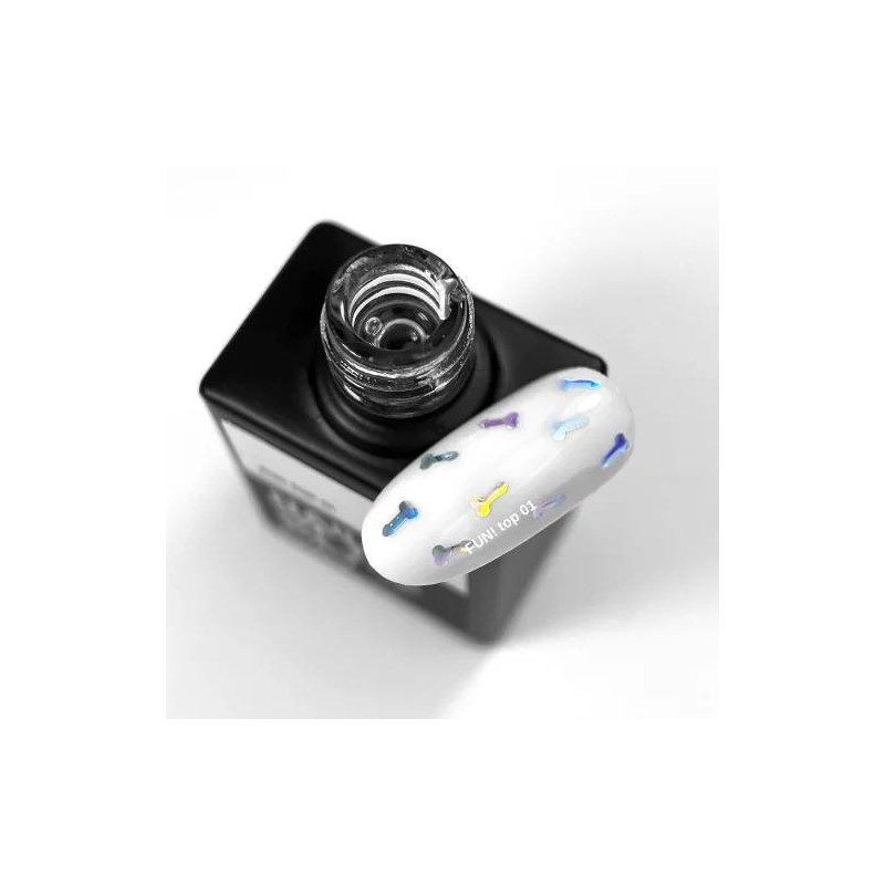 01 FUN TOP - Top Coat (No Wipe) 10ml NAILS OF THE DAY-Online-Shop-Double Beauty Shop