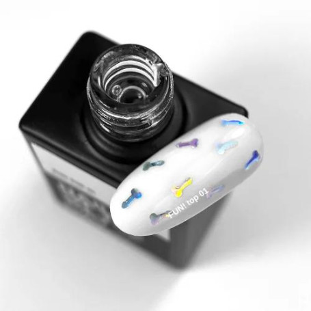 01 FUN TOP - Top Coat (No Wipe) 10ml NAILS OF THE DAY