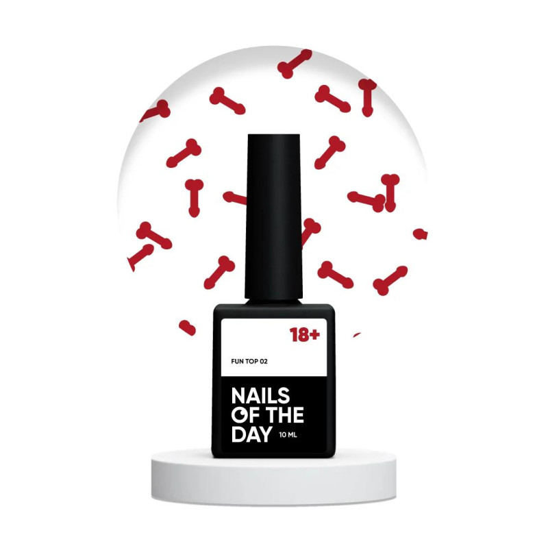 02 FUN TOP - Top Coat (No Wipe) 10ml NAILS OF THE DAY-Online-Shop-Double Beauty Shop