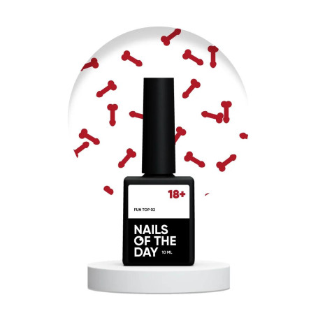 02 FUN TOP - Top Coat (No Wipe) 10ml NAILS OF THE DAY