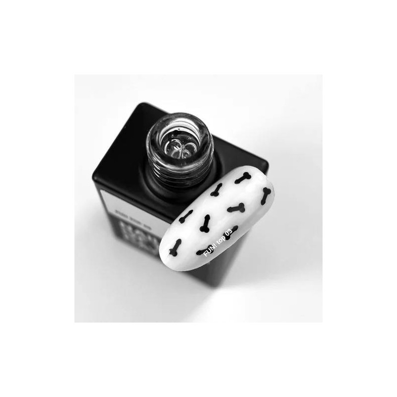 03 FUN TOP - Top Coat (No Wipe) 10ml NAILS OF THE DAY-Online-Shop-Double Beauty Shop