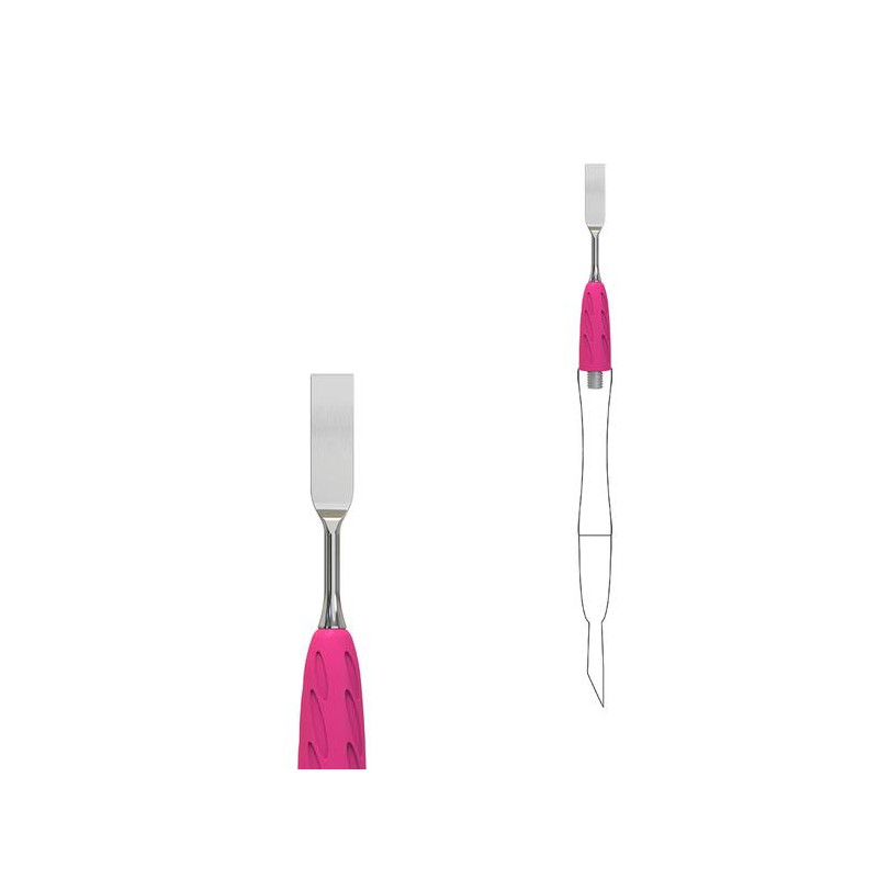 FLACHER PUSHER - Arbeitskopf COMBO UNIQ 18 STALEKS-INSTRUMENTE STALEKS-Double Beauty Shop