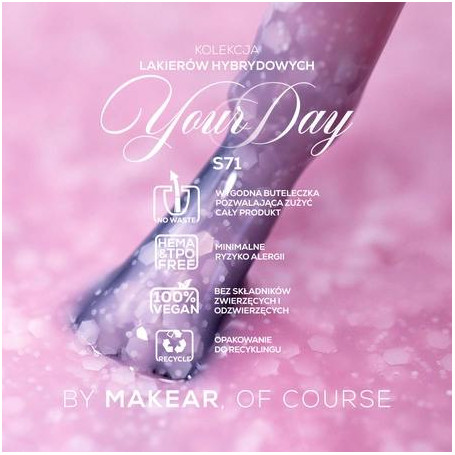 S71 First Look - UV Nagellack ohne Hema 8ml MAKEAR