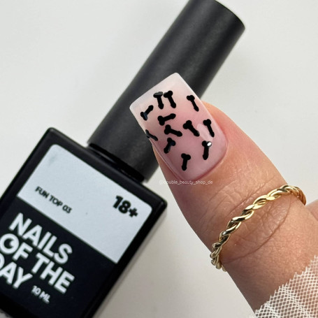 03 FUN TOP - Top Coat (No Wipe) 10ml NAILS OF THE DAY