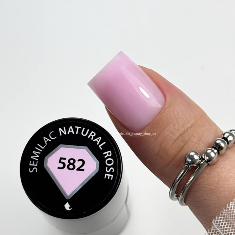 582 NATURAL ROSE - UV Nagellack 7ml Semilac-Alle Farben SEMILAC-Double Beauty Shop