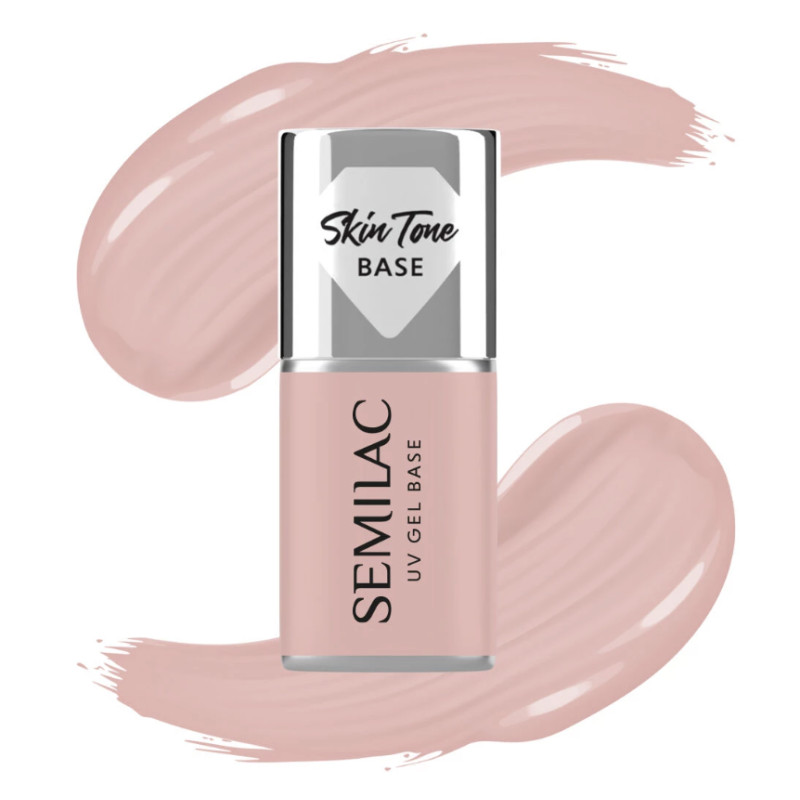 Pale Beige - Skin Tone Cover Base Coat 7ml Semilac-BASE-Double Beauty Shop