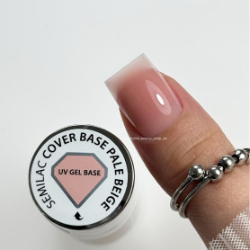 Pale Beige - Skin Tone Cover Base Coat 7ml Semilac 2