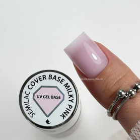Milky Pink - Skin Tone Cover Base Coat 7ml Semilac 2