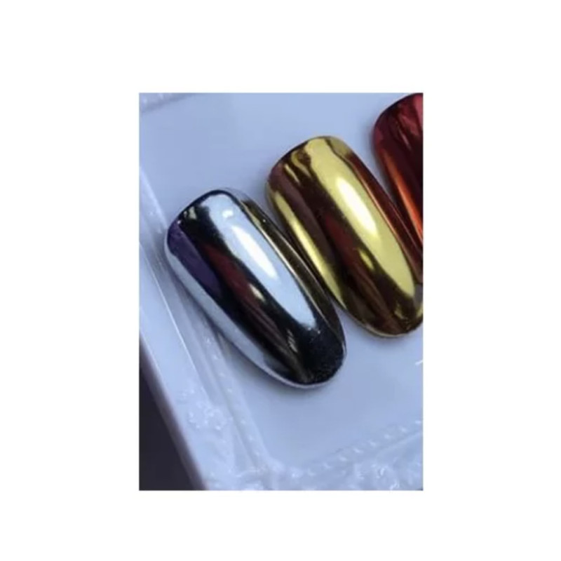 LUX SILVER - CHROME PIGMENT-Mirror-Chrome-Double Beauty Shop