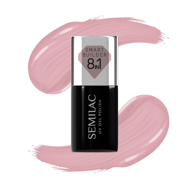 802 NUDE ROSE - Smart Builder Base Coat 8in1 7ml Semilac-Base und Top-Double Beauty Shop