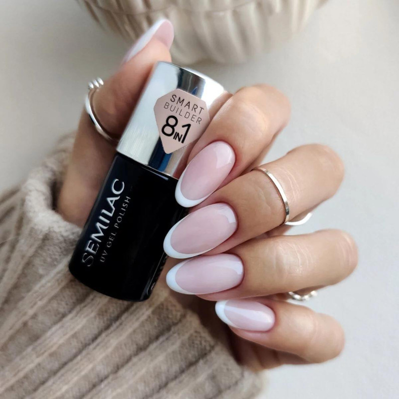 803 DELICATE PINK - Smart Builder Base Coat 8in1 7ml Semilac-Base und Top-Double Beauty Shop