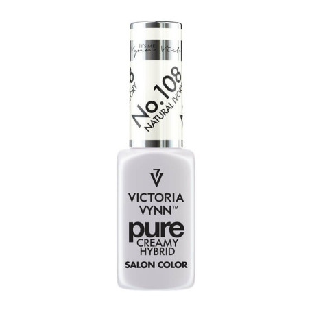 108 Natural Ivory — Gel polish Pure Creamy 8ml VICTORIA VYNN