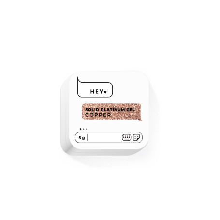 COPPER - Solid Platinum Art Gel 5g HEYLOVE