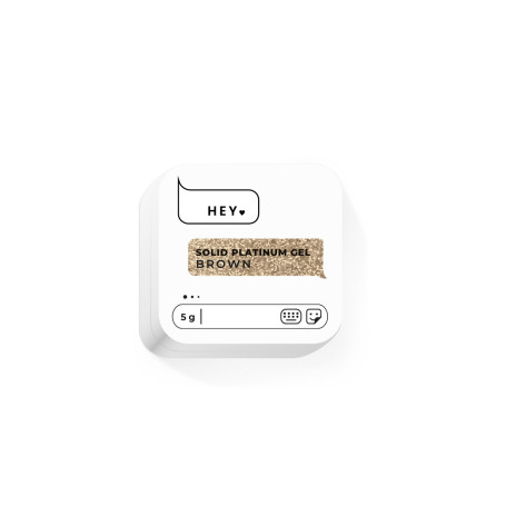 BROWN - Solid Platinum Art Gel 5g HEYLOVE