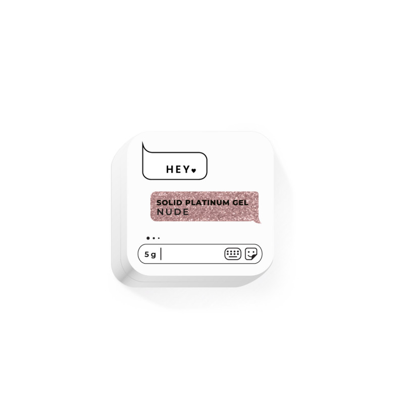 NUDE - Solid Platinum Art Gel 5g HEYLOVE-HEYLOVE-Double Beauty Shop