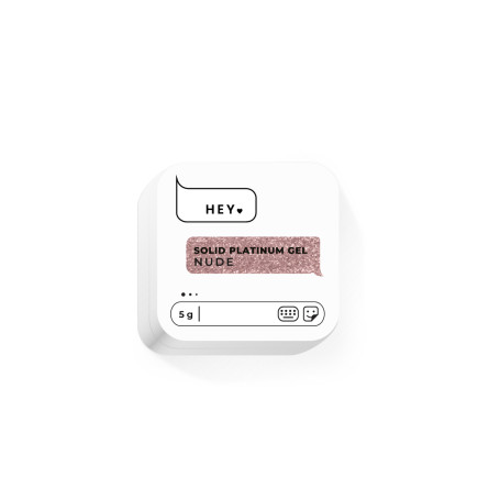 NUDE - Solid Platinum Art Gel 5g HEYLOVE
