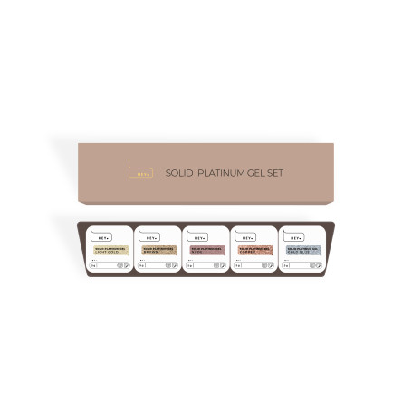 Solid Platinum Art Gel - Collection Set (5x5g) HEYLOVE