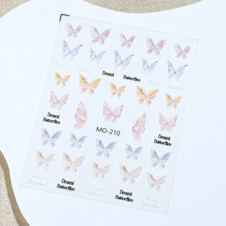 Aufkleber 3d Butterflies Nailart