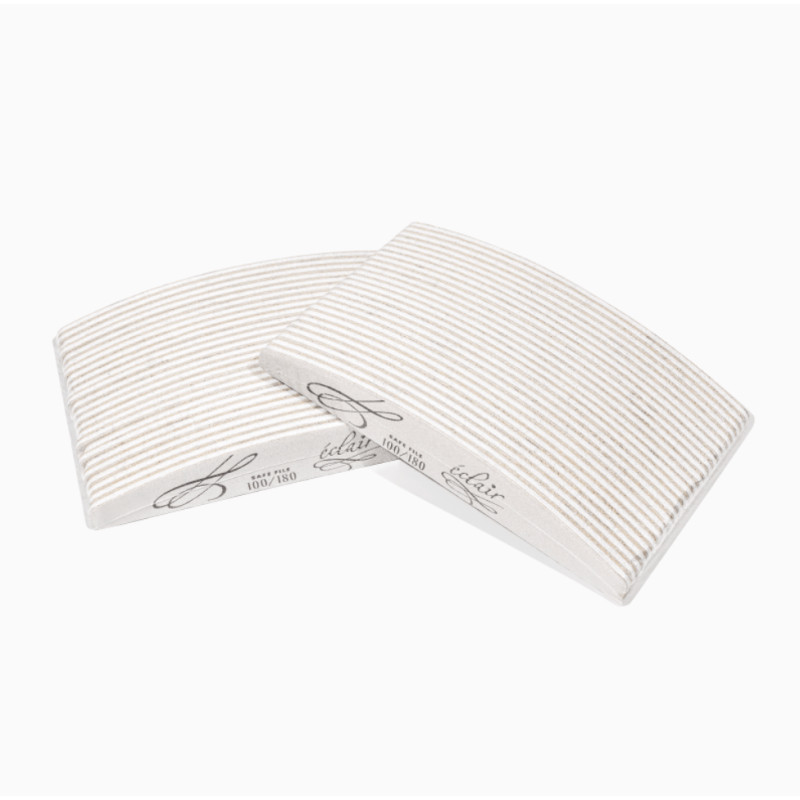 FEILE SAFE 100/180 grau 50 stück ECLAIR-Feilen und Buffer-Double Beauty Shop