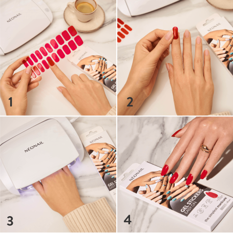 P05 - PEDIKÜRE GEL STICKERS EASY ON (Gel Wraps) NEONAIL