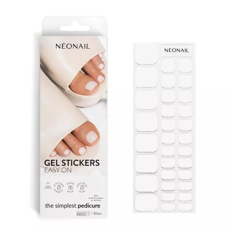 P04 - PEDIKÜRE GEL STICKERS EASY ON (Gel Wraps) NEONAIL