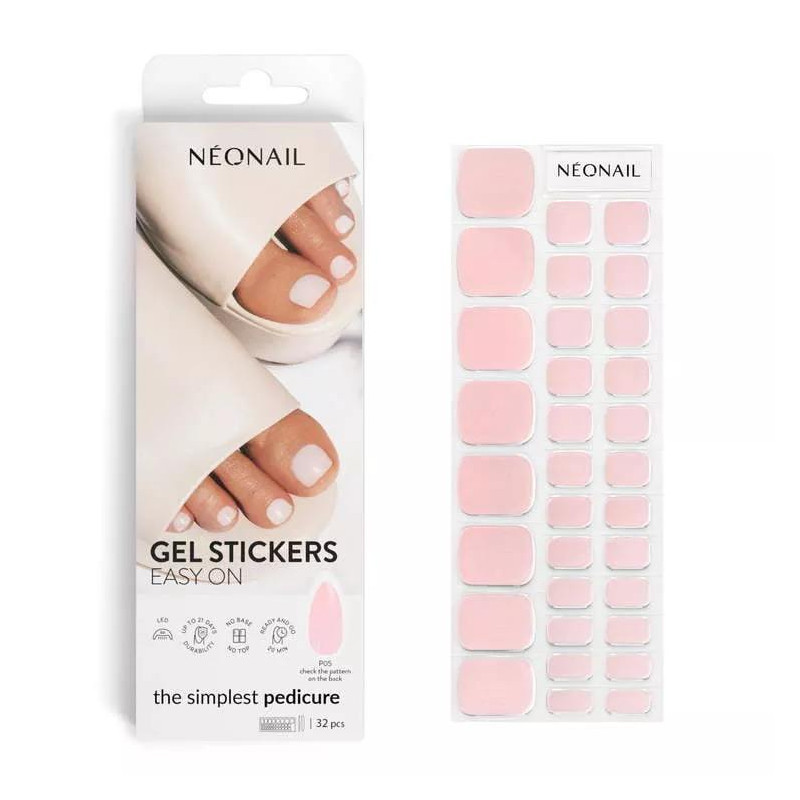 P05 - PEDIKÜRE GEL STICKERS EASY ON (Gel Wraps) NEONAIL