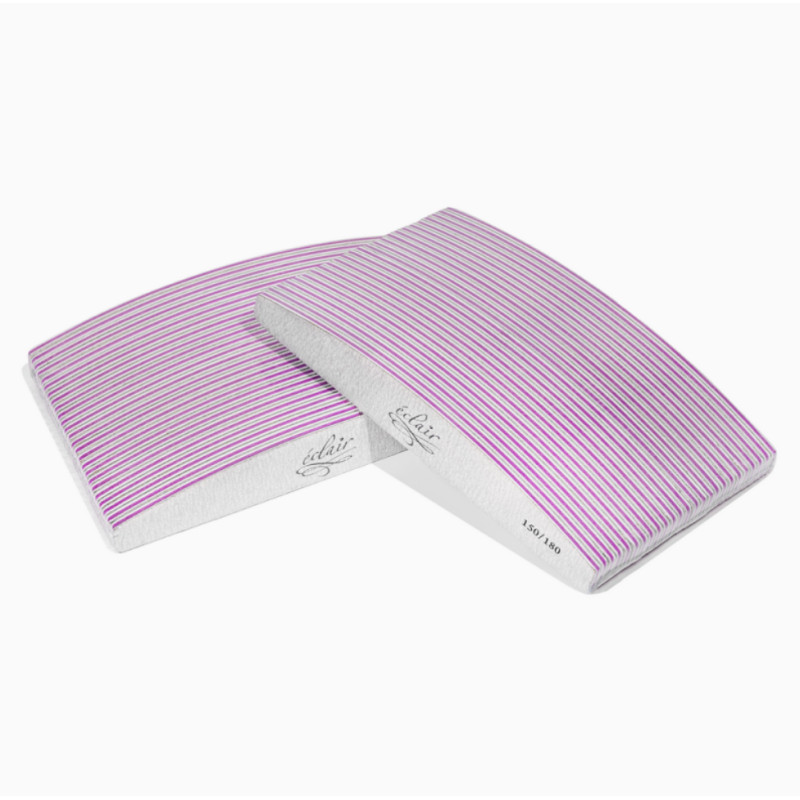 150/180 FEILE ZEBRA 50 stück ECLAIR-Feilen und Buffer-Double Beauty Shop