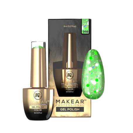 S68 - UV Nagellack ohne Hema 8ml MAKEAR