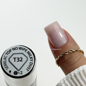 Milky Dust T32 - Top Coat (Top no wipe) 7ml SEMILAC