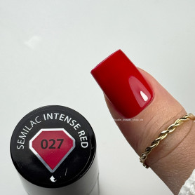 027 Intense Red - UV Nagellack 7 ml Semilac
