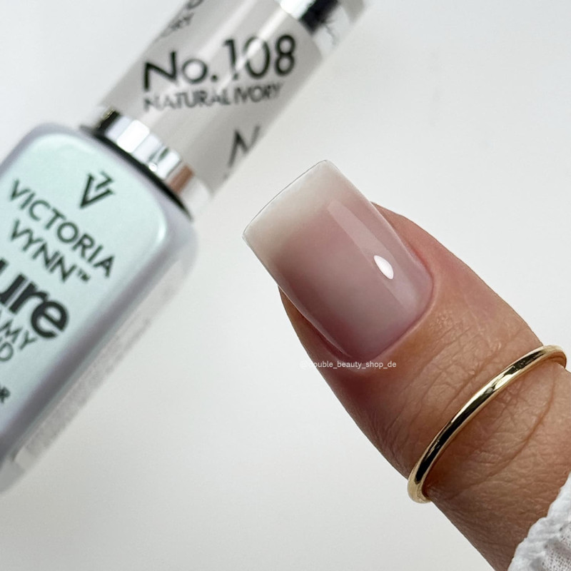 108 Natural Ivory — Gel polish Pure Creamy 8ml VICTORIA VYNN-Online-Shop-Double Beauty Shop