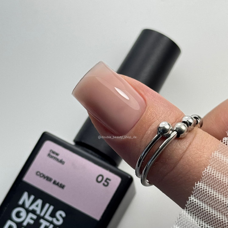 05 NUDE - Cover Base Coat 10ml NAILS OF THE DAY-Online-Shop-Double Beauty Shop
