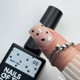 05 PARTY TOP - Top Coat (No Wipe) 10ml NAILS OF THE DAY