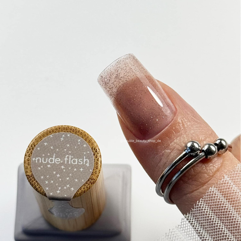 NUDE FLASH - OHNE HEMA UV Nagellack 7ml ECLAIR-UV NAGELLACKE-Double Beauty Shop