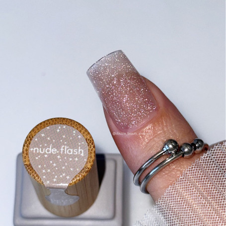 NUDE FLASH - OHNE HEMA UV Nagellack 7ml ECLAIR