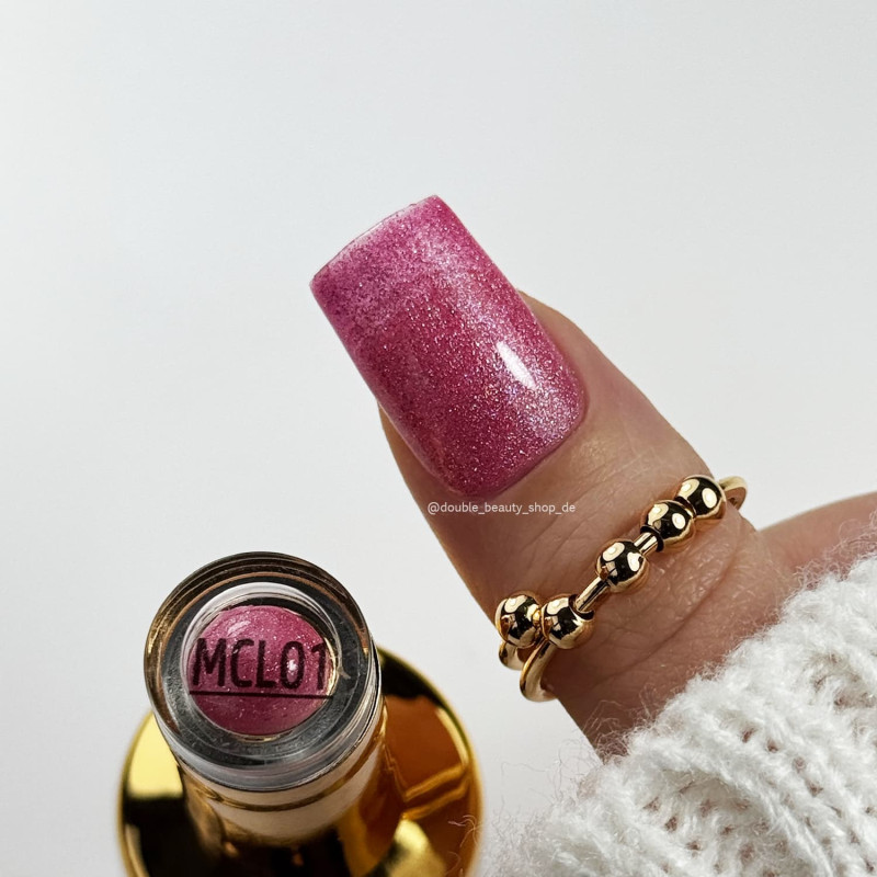 01 Moonlight Cat Eye - UV Nagellack Glow in the Dark ohne Hema 8ml MAKEAR-UV NAGELLACKE-Double Beauty Shop