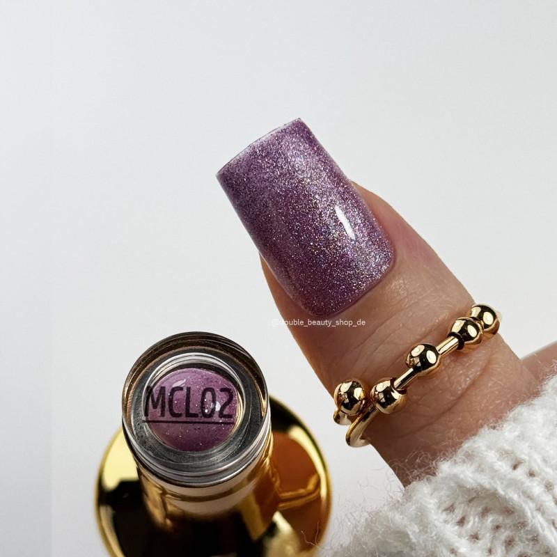 02 Moonlight Cat Eye - UV Nagellack Glow in the Dark ohne Hema 8ml MAKEAR
