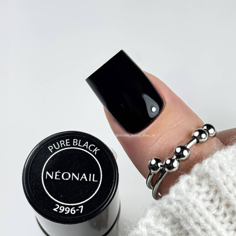 Pure Black - UV Nagellack 7,2 ml Neonail-ALLE FARBEN NEONAIL-Double Beauty Shop