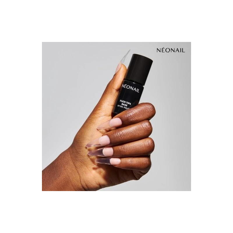 CLEAR BASE - FLEXI TIPS (soft gel tips) 7,2ml Neonail-Base-Double Beauty Shop