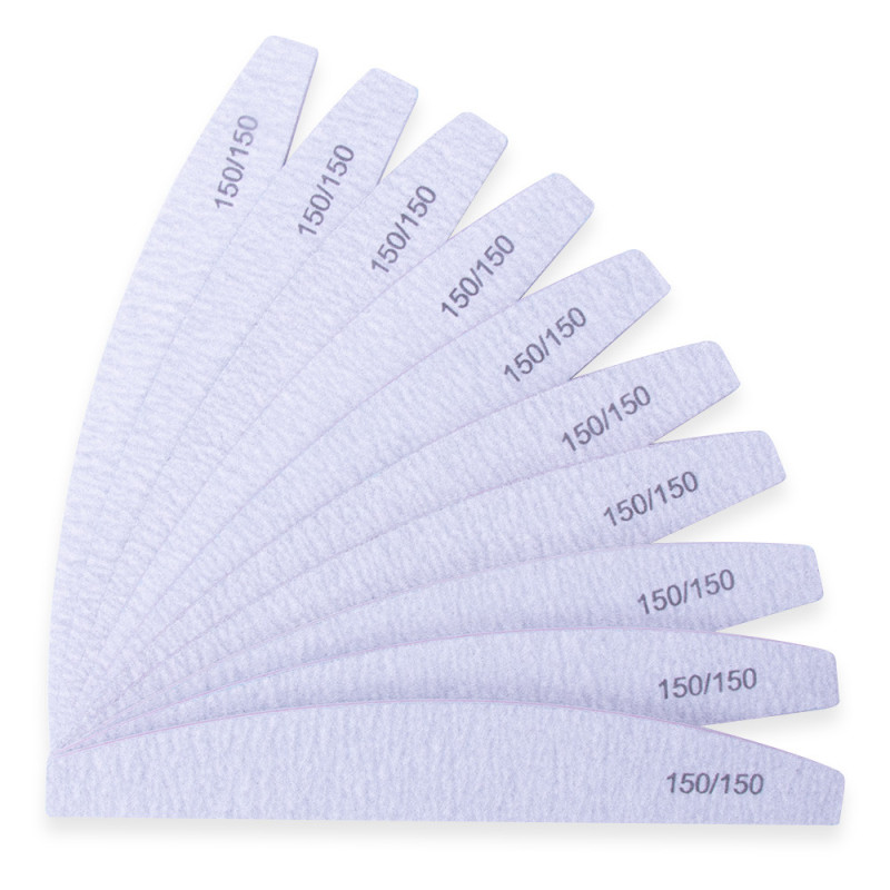 Feile Halbmond 150/150 ZEBRA 1 Stück MOLLYLAC-Feilen und Buffer-Double Beauty Shop