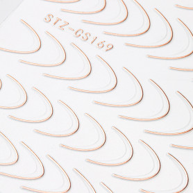 Rose Gold - FRENCH FOIL Aufkleber 2