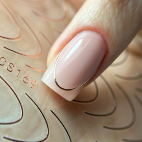 Rose Gold - FRENCH FOIL Aufkleber