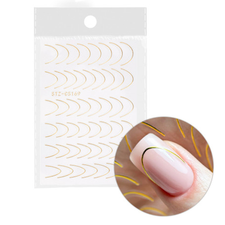 Gold - FRENCH FOIL Aufkleber