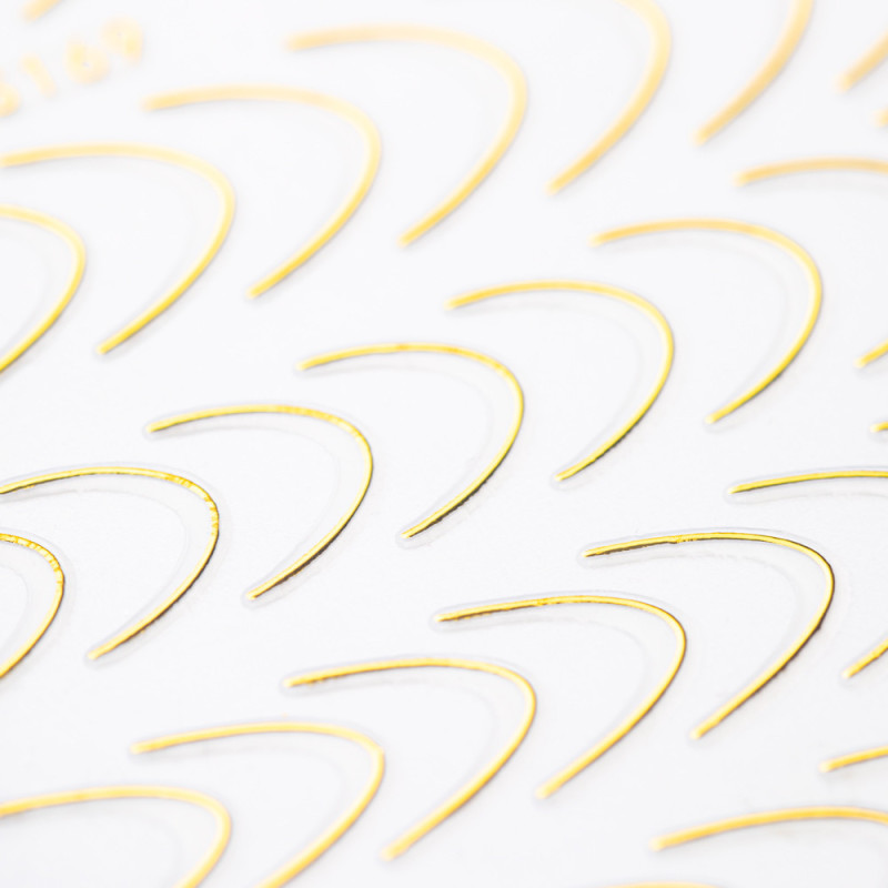 Gold - FRENCH FOIL Aufkleber-SLIDERS/WRAPS-Double Beauty Shop