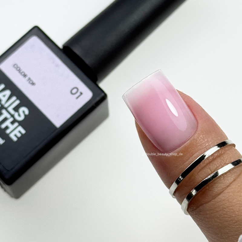 01 COLOR TOP - Cover Top Coat (No Wipe) 10ml NAILS OF THE DAY-Online-Shop-Double Beauty Shop