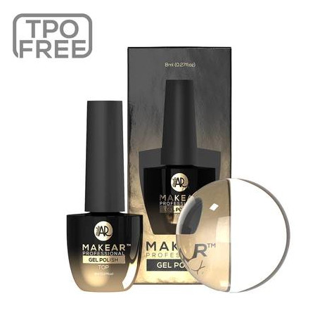 HARD GLASS - Top Coat (No Wipe) 15ml MAKEAR