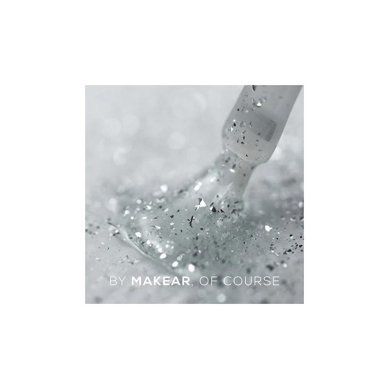 Silver - Top Coat (No Wipe) 8ml MAKEAR